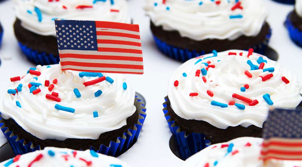 Un anniversaire sur le thme des USA