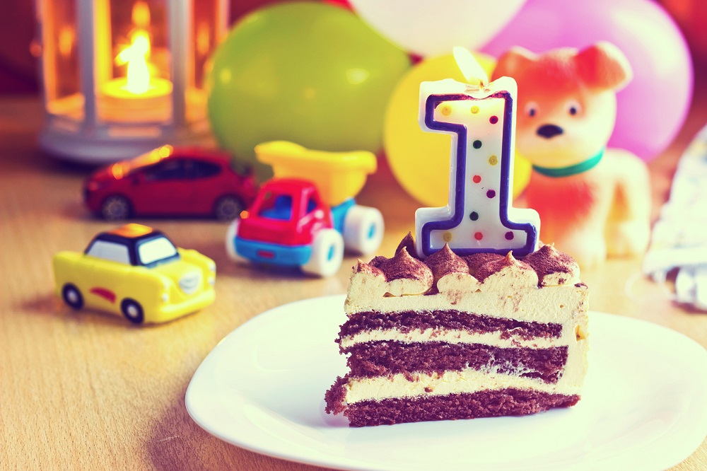 Son premier anniversaire (de 1 à 3 ans)